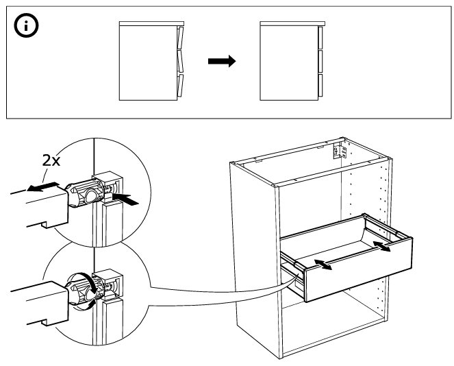 Reglage Tiroir Ikea